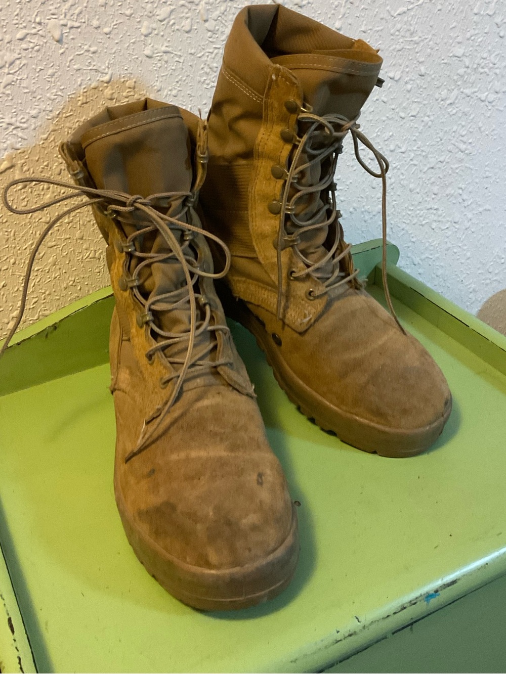 McRae Footwear Combat Boots Hot Weather Military Desert Coyote Tan Men's 9 W